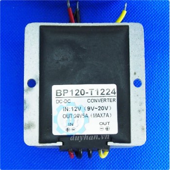 Bộ chuyển đổi nguồn DC-DC từ 12V (9V ~20V) sang 24V, 5A