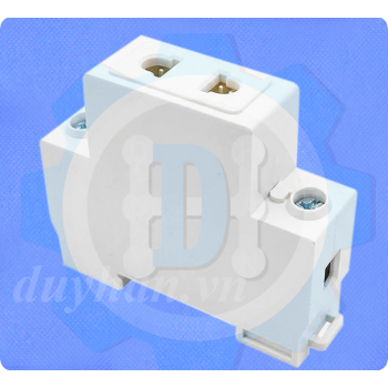 Ổ cắm 2 chấu cài thanh ray (DIN) AC30 220VAC